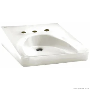 ADA-Compliant Wheelchair-Accessible Wall-Mounted Bathroom Sink - White American Standard