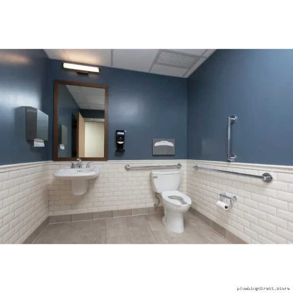 Angular Modern ADA Decorative Safety Grab Bar - Stainless 41942-SS Delta - Image 3