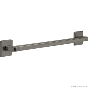ADA Grab Bar Modern Angular Decorative Black Stainless Steel 24 Delta 41924-KS