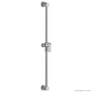 Adjustable 31\" Shower Bar with Modern Chrome Finish - RIOBEL 4855C