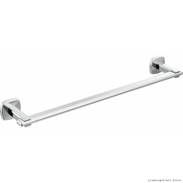 Chrome Bathroom Towel Bar | Adjustable Wall-Mounted Holder by Brizo
