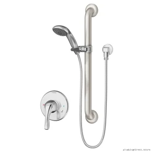 Adjustable Chrome Hand Shower Head with Flow Control | Symmons Model