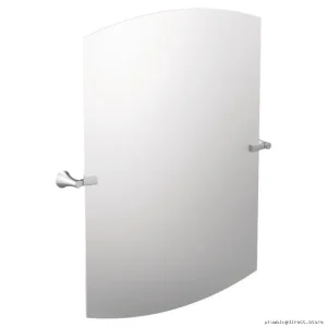 Adjustable Chrome Oval Vanity Mirror Flara Collection by Moen