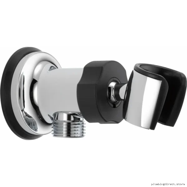 Adjustable Chrome Wall-Mount Elbow with Universal Fit - Delta