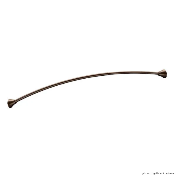 Adjustable Curved Shower Rod | Old World Bronze Finish | Moen CSR2172OWB