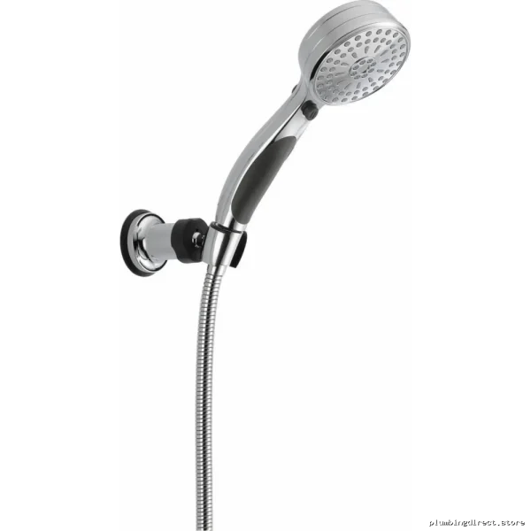 Adjustable Height Wall-Mounted Handheld Shower - 8 Spray Modes in Chrome