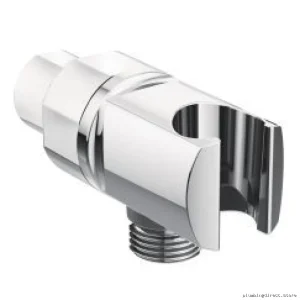 Adjustable Pivoting Chrome Shower Arm Holder for Moen CLA701