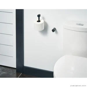 Adjustable Pivoting Toilet Paper Holder - Matte Black YB0408BL