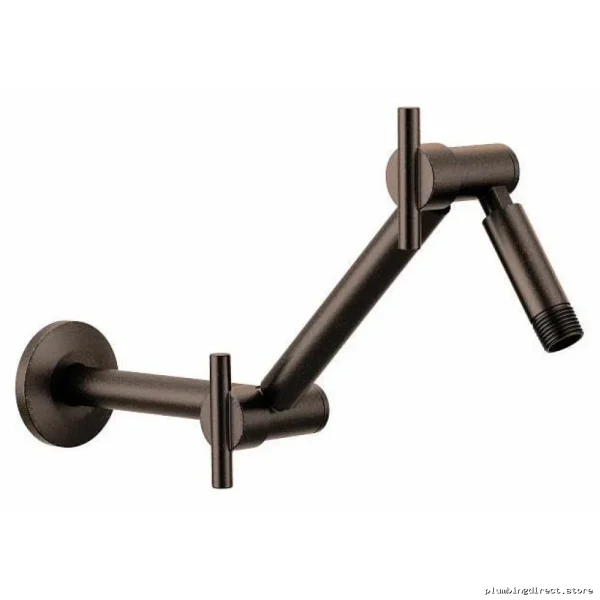 AdjustableLengthShowerArmOilRubBedBronzeMoenS