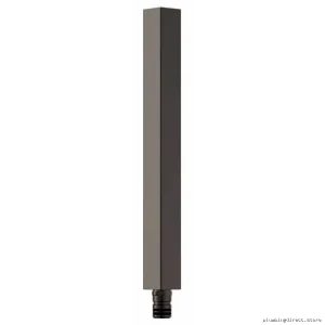 Euro Square Adjustable Shower Column with Black Onyx Finish - Brizo