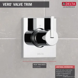 Adjustable 3-Setting Shower Diverter Trim in Champagne Bronze - Vero T11853