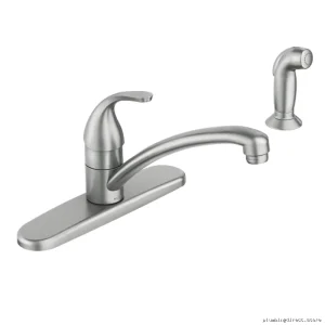 Adler Kitchen Faucet w/ SeparatesideSpray – Spotresistantstainless Steel Model