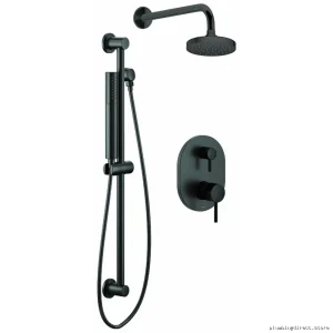 Align Matte Black Shower Kit Trim - Moen KITUT3290BL