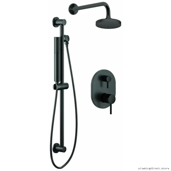 Align Matte Black Shower Kit Trim - Moen KITUT3290BL
