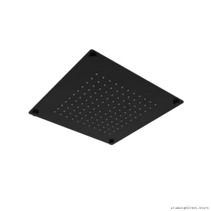 All-in-One 10-Built Square Rain Showerhead - Black 480BK RIOBEL