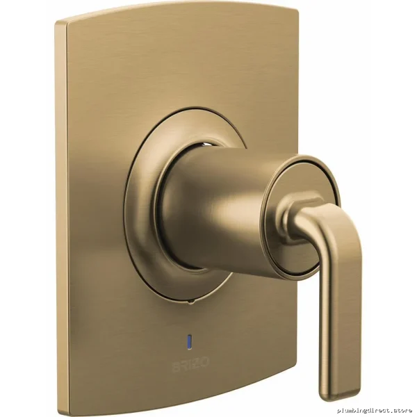 Allarea Brilliant Luxury Gold Pressure Balance Valve Twist lever handle kit