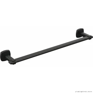 Allaria 18 Inch Matte Black Towel Bar - Brizo Series