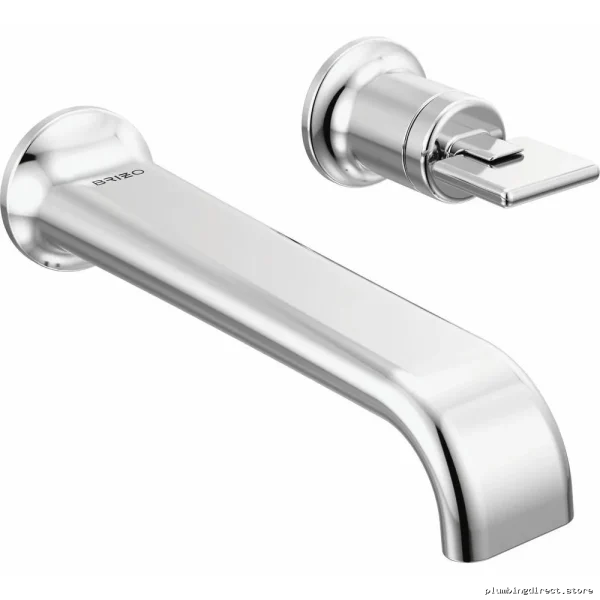 Allaria Chrome Single-Handle Wall-Mounted Faucet Knob - HK5867-PC - Image 2