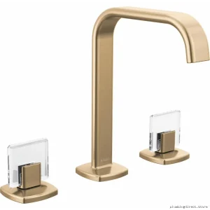 Allaria Knob Kit for Widespread Faucets Set of 2 - Luxe Gold & Clear HK5367-GLCL Brizo