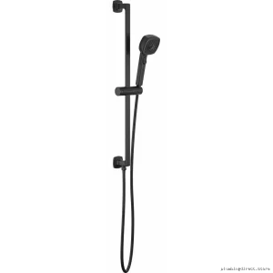 Allaria Sleek Hand Shower with Adjustable Slide Bar - Matte Black 88767-BL Brizo
