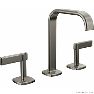 Allaria Wide Flow lever handle kit pair - Brillance Black onyx hl...