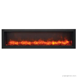 Premium Amantii 60" Electric Fireplace for Indoor & Outdoor
