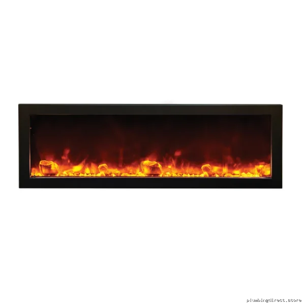 Amantii 50" Slim-Frame Indoor/Outdoor Electric Fireplace