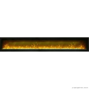Amantii Wall-Mounted Electric Fireplace – Real Flame Effect & Efficient Heating