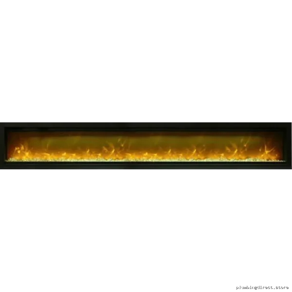 Amantii Wall-Mounted Electric Fireplace – Real Flame Effect & Efficient Heating