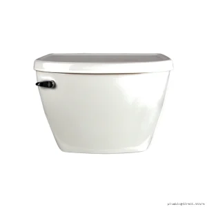 White High-Efficiency Pressure-Assisted Toilet - 1.1 GPF American Standard