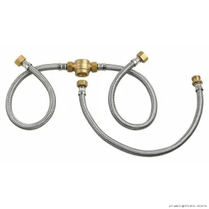 Deck Mount Tub Filler Professional Grade Flex Hose Complete Kit 6-Piece American Standard