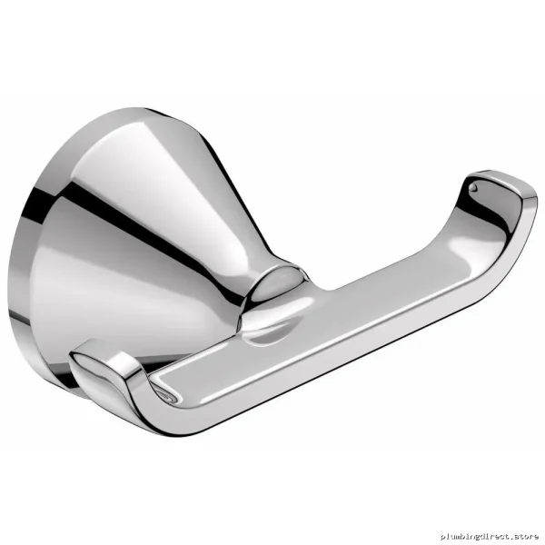 American Standard AS 7061210 Chrome Double Robe Hook – Modern Bathroom Organizer - Image 3