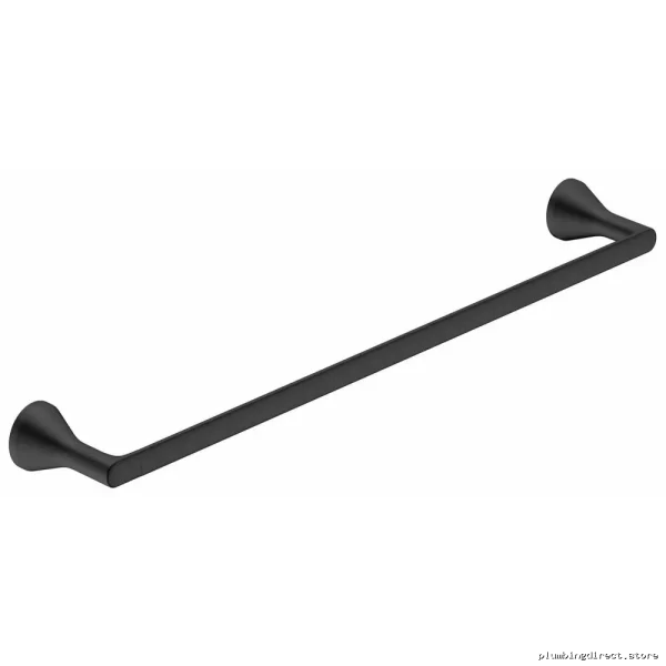 American Standard Aspirations Matte Black Towel Bar - Modern Bath Design - Image 2