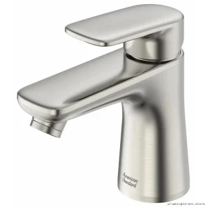 American Standard Aspirations Single Hole Bathroom Faucet with Pop-Up Drain, 1.2 GPM - Brushed Nickel