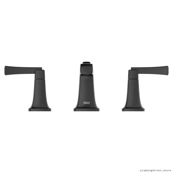 American Standard AS7353841 Matte Black Widespread Bath Faucet - Pop-Up Waste - Image 5