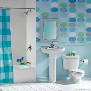 American Standard Baby Devoro Elongated Toilet 1.28 GPF Without Seat - White Compact Flush Model 2315228