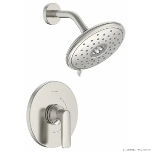 AmericanStandardAspirationsSingle-HandleBalancedPressureShowerValveWithDiversorTrim–BrushedNickelTU