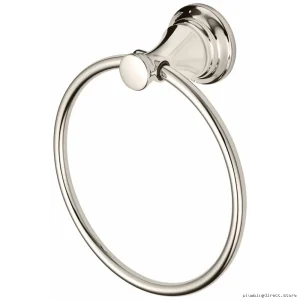 American Standard Delancey Bath Towel Ring Polished Nickel Finish 7052190.013