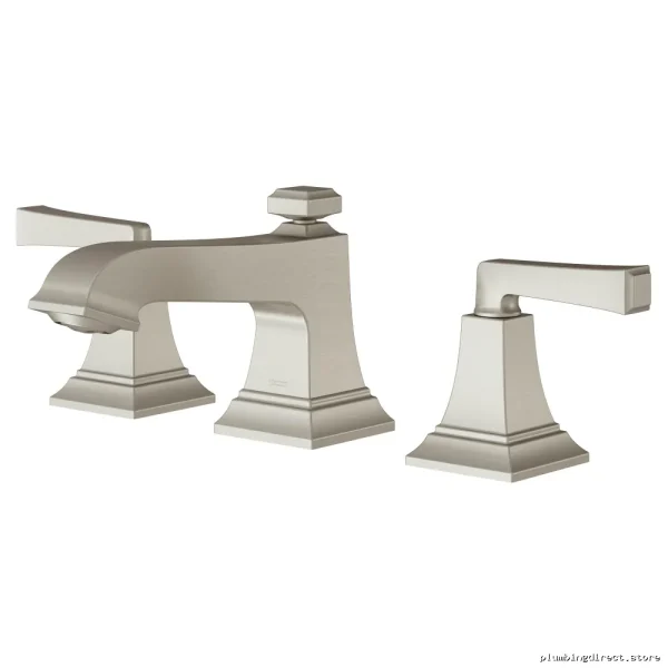 American Standard Brushed Nickel Widespread Bathroom Faucet with Pop-Up Drain 7455801.295 - Image 2