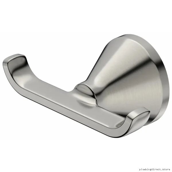 American Standard 7061210.295 Brushed Nickel Double Robe Hook for Bathroom