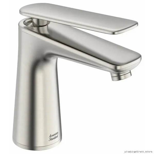 American Standard Brushed Nickel Bathroom Faucet with Pop-Up Drain 1.2 GPM - Image 3