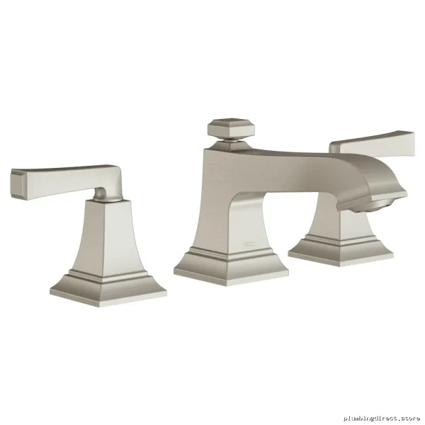 American Standard Brushed Nickel Widespread Bathroom Faucet with Pop-Up Drain 7455801.295 - Image 4