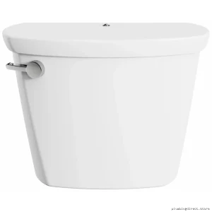 american standard cadet toilet tank water-efficient locking lid white
