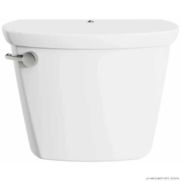 american standard cadet toilet tank water-efficient locking lid white