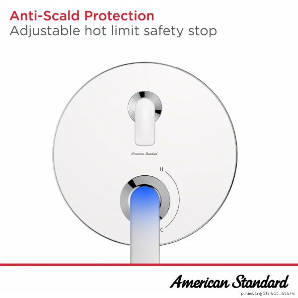 American Standard Chrome 2-Handle Shower Diverter Trim TU061740.002