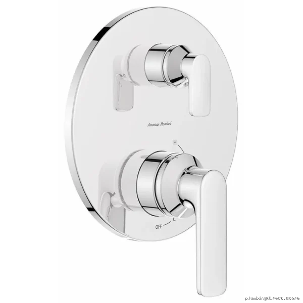 American Standard Chrome 2-Handle Shower Diverter Trim TU061740.002 - Image 3