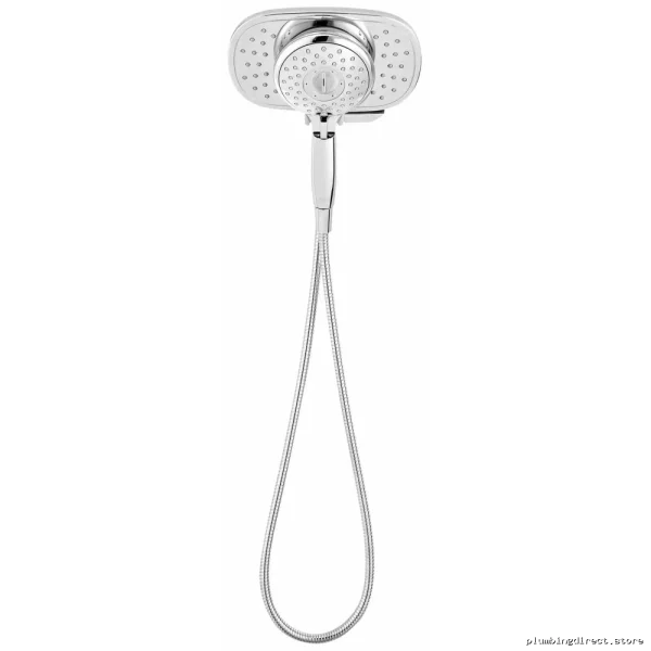 American Standard 9038254.002 Chrome 2-in-1 Shower Head with 4 Spray Functions