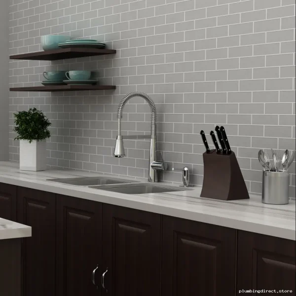 American Standard Chrome Edgewater Pull-Down Kitchen Faucet with Spray