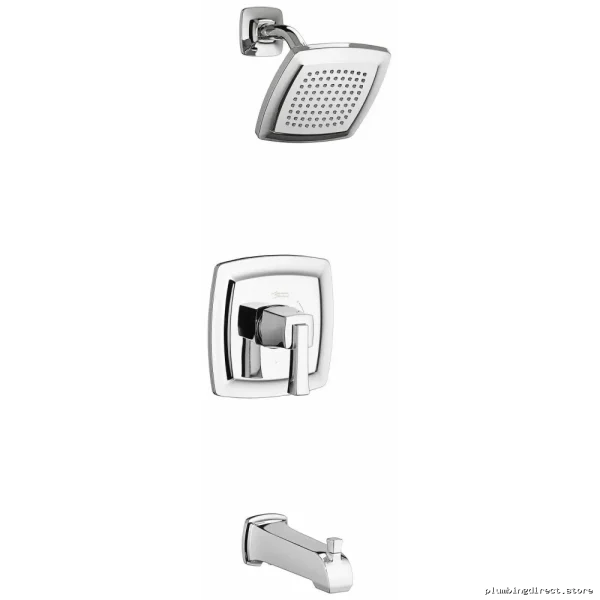 American Standard Chrome Shower Tub Trim Kit with Diverter Valve TU353502.002 - Image 4