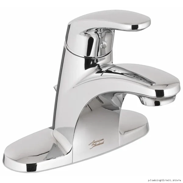American Standard Colony Pro Centerset Bathroom Faucet with Low-Drain Design - Chrome Finish 7075005.002 - Image 3